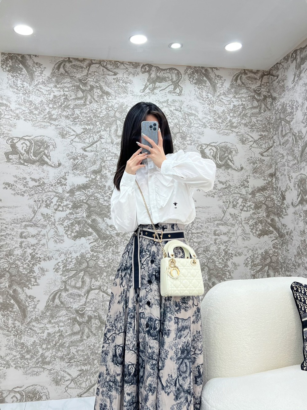 Mini Lady奶白/漆皮_4