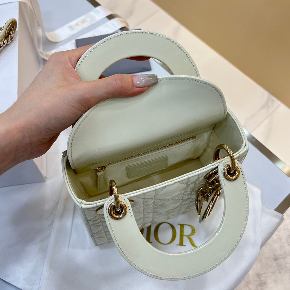 Mini Lady奶白/漆皮_6