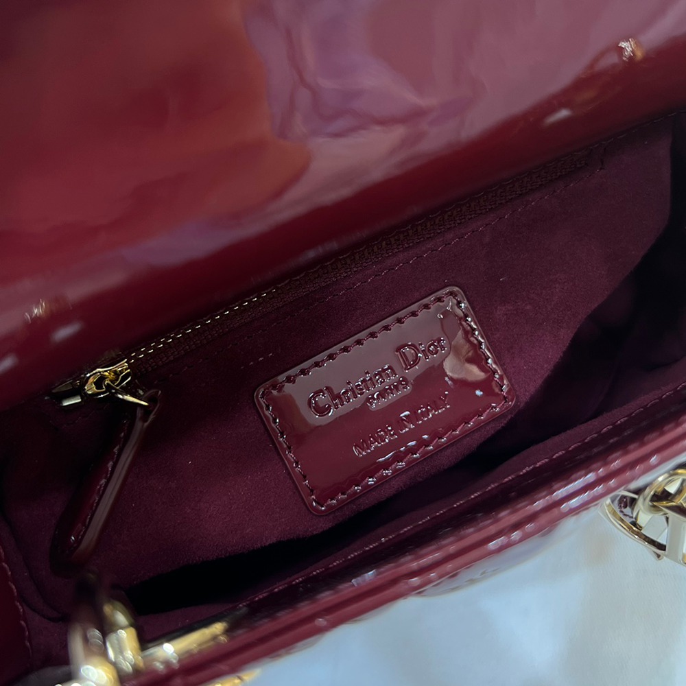 Mini Lady酒紅 漆皮_5