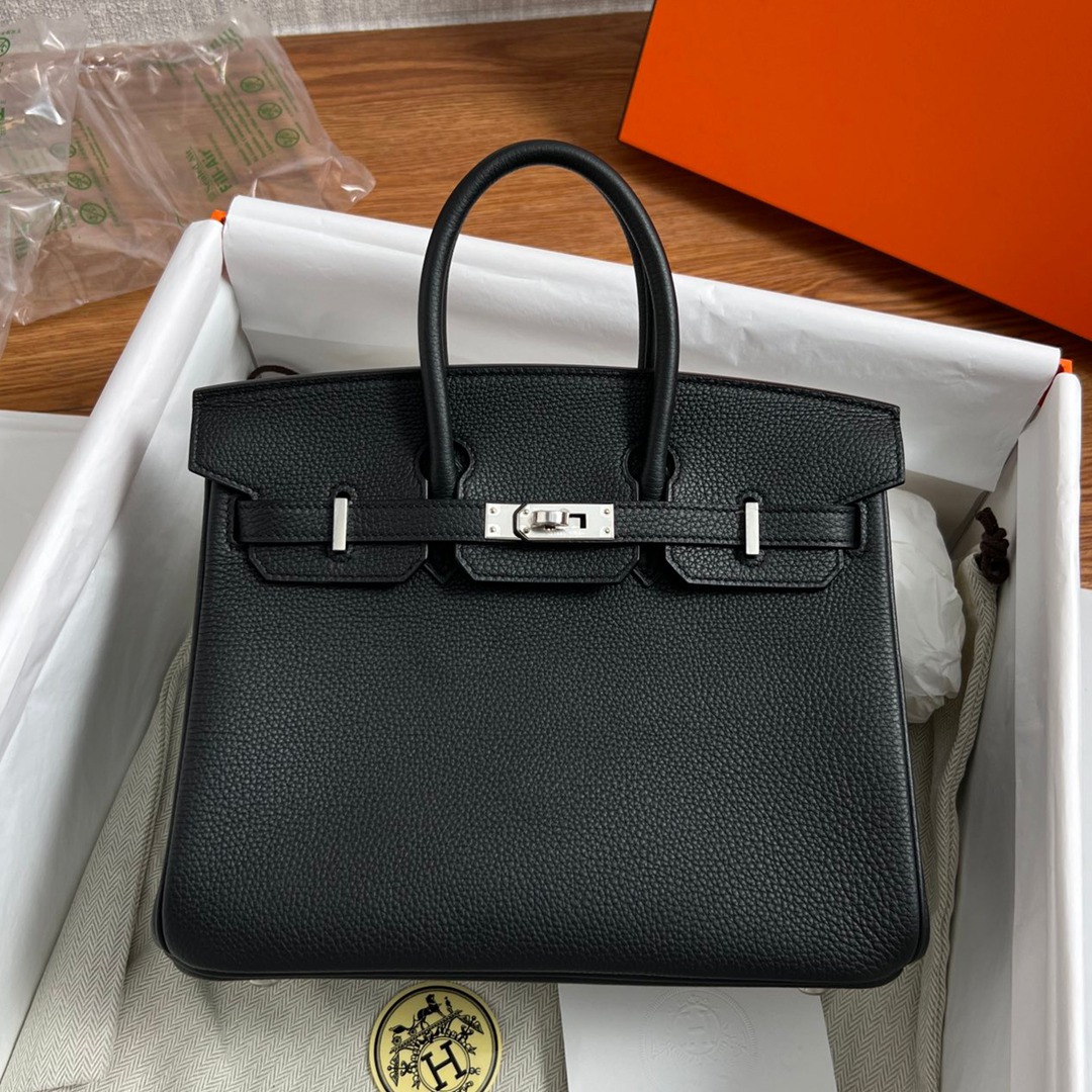 Birkin25 黑色金扣_1
