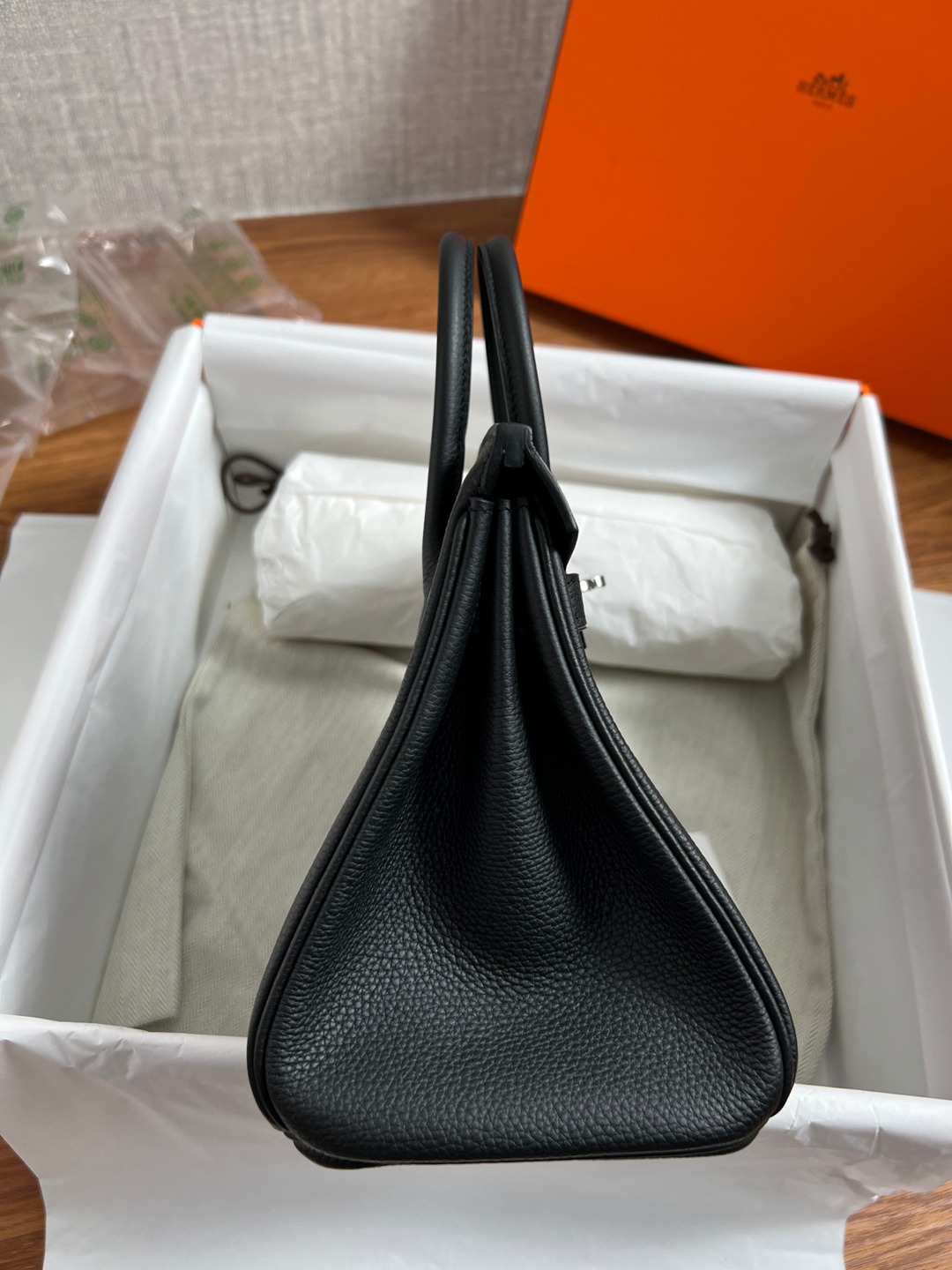 Birkin25 黑色金扣_3