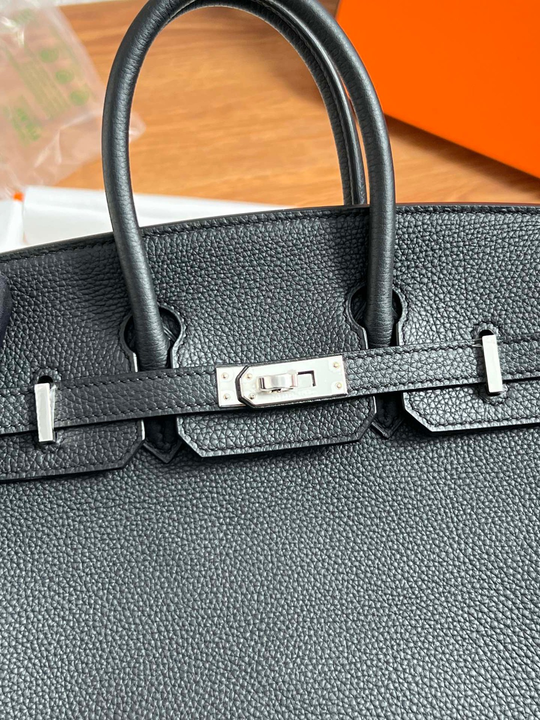 Birkin25 黑色金扣_6