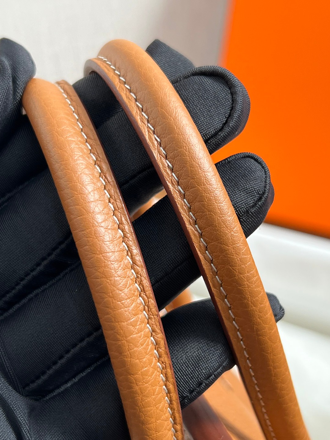 Birkin25 金棕銀扣_8