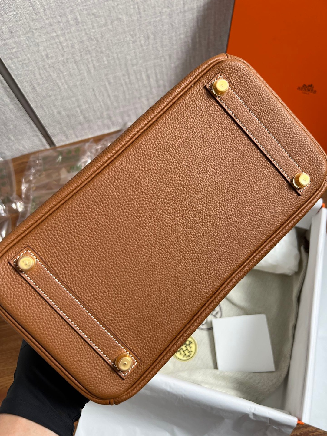 Birkin30 金棕金扣_5