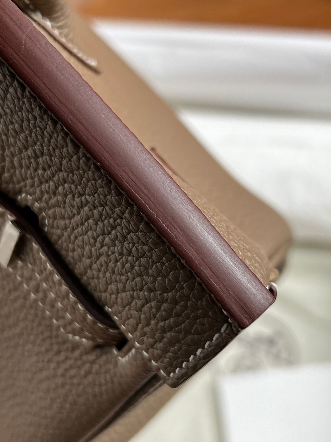 Birkin25大象灰銀扣_12