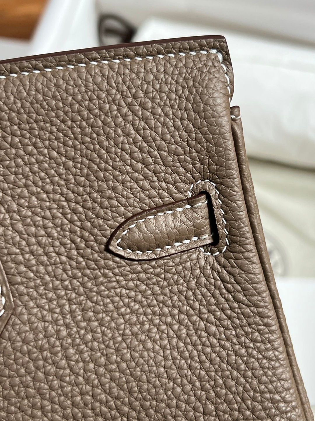 Birkin25大象灰銀扣_14