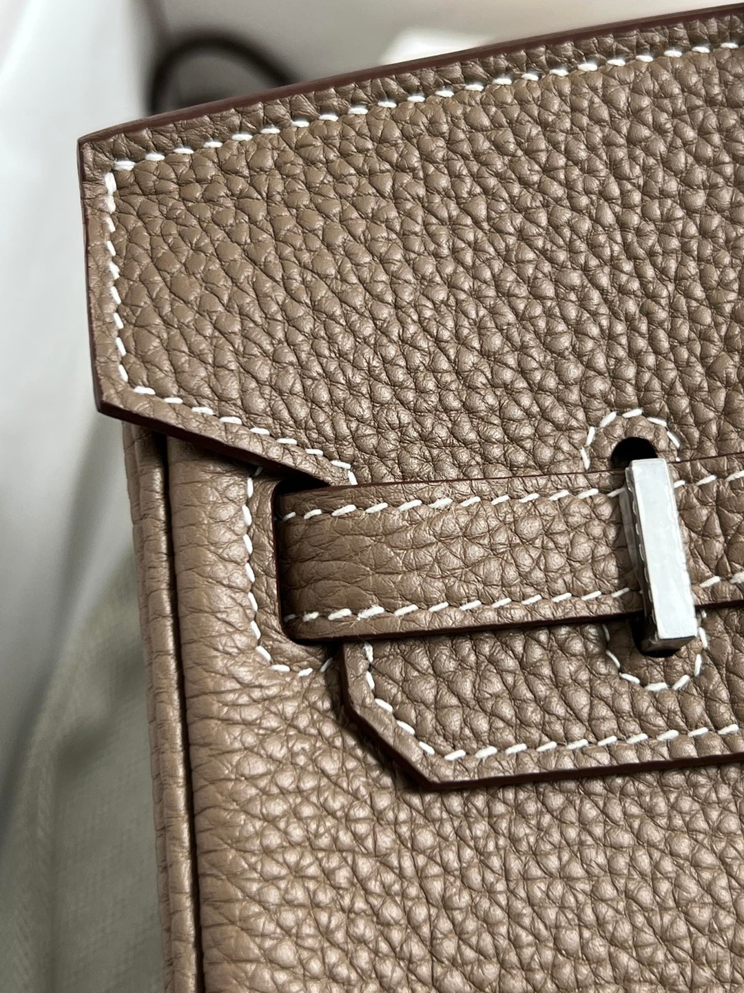 Birkin25大象灰銀扣_9