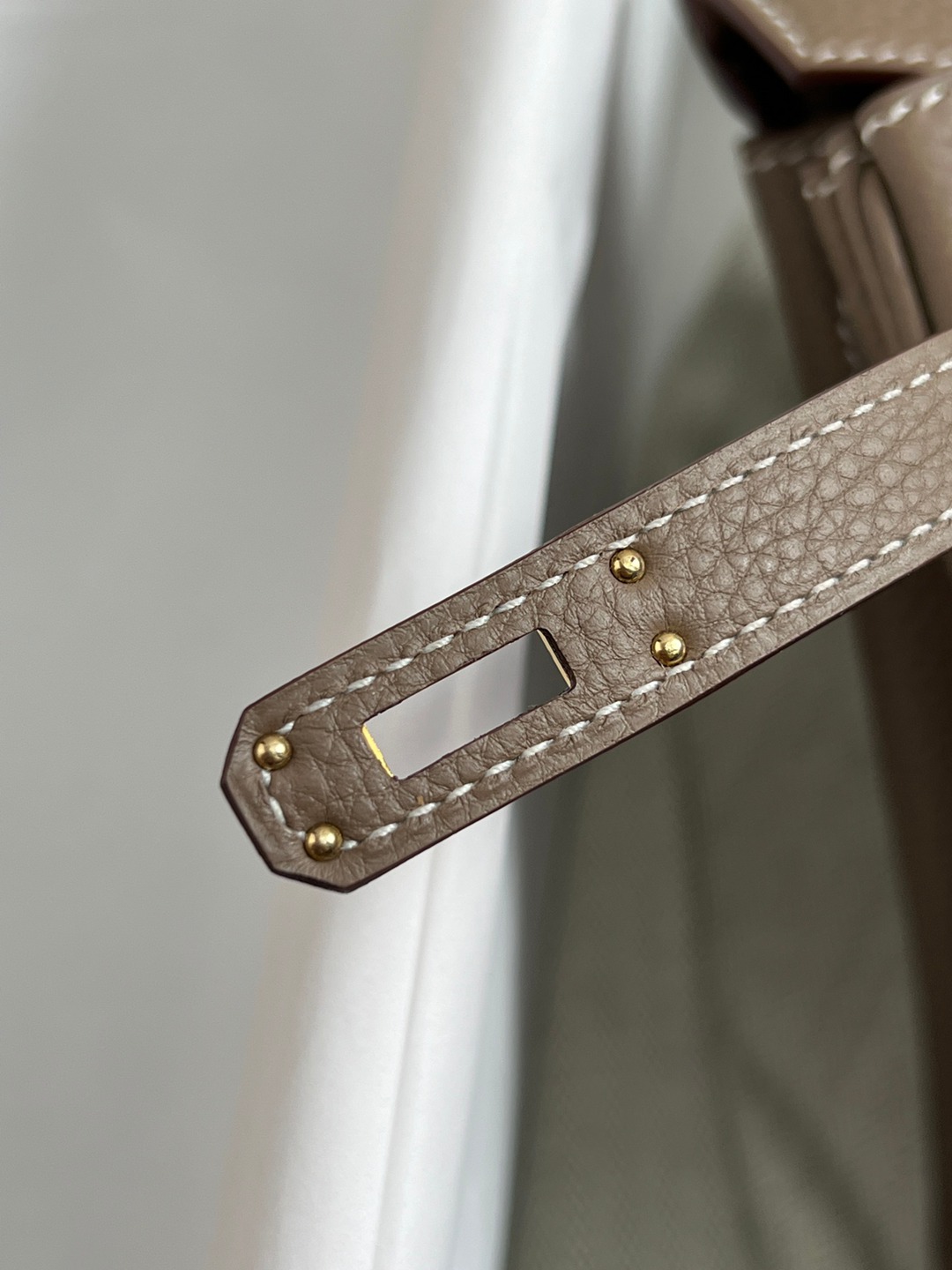 Birkin25大象灰金扣_15