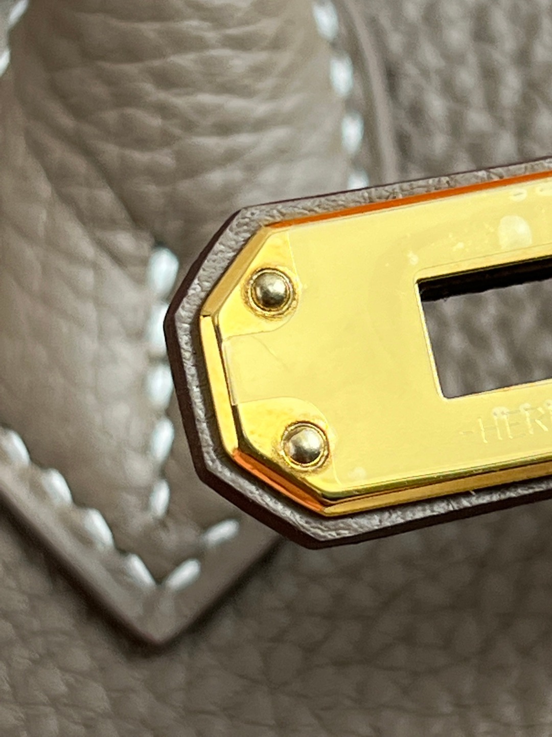 Birkin25大象灰金扣_17