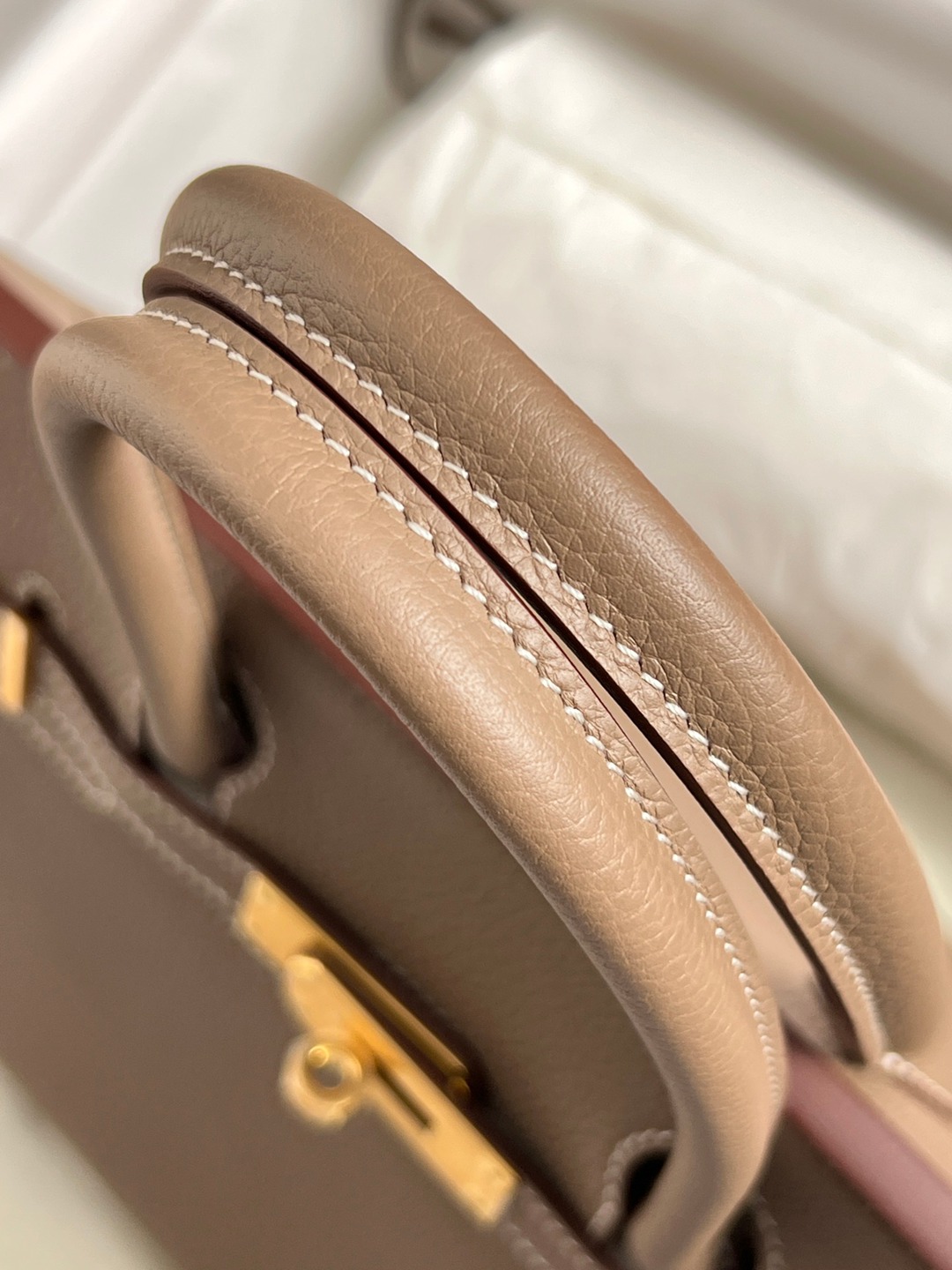 Birkin30 大象灰金扣_11