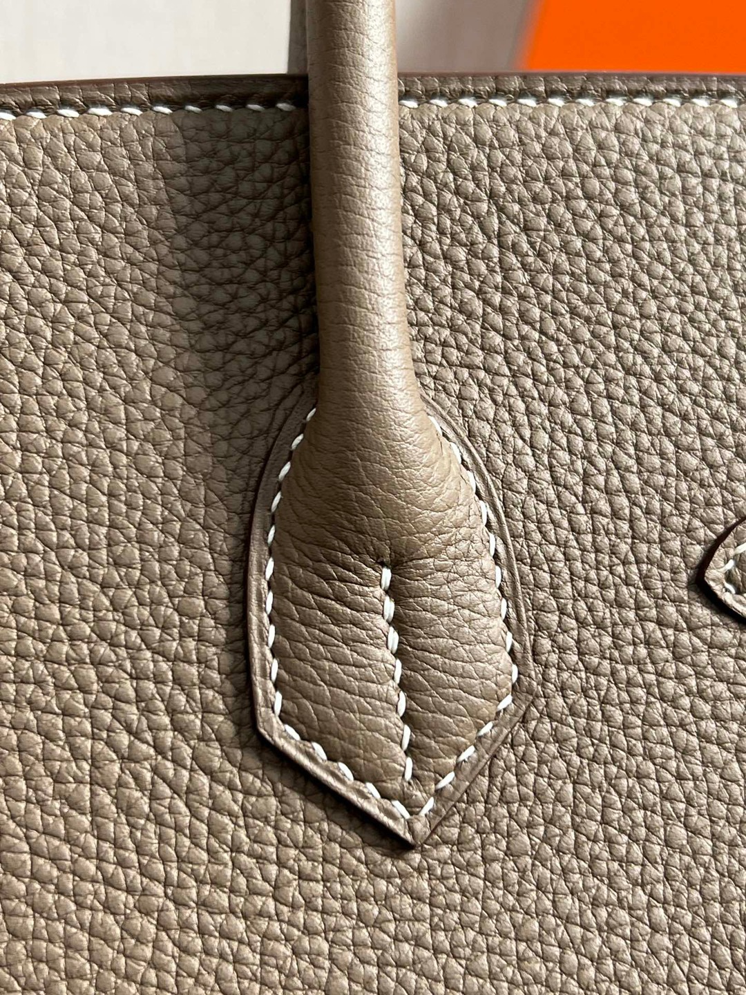 Birkin30 大象灰金扣_12