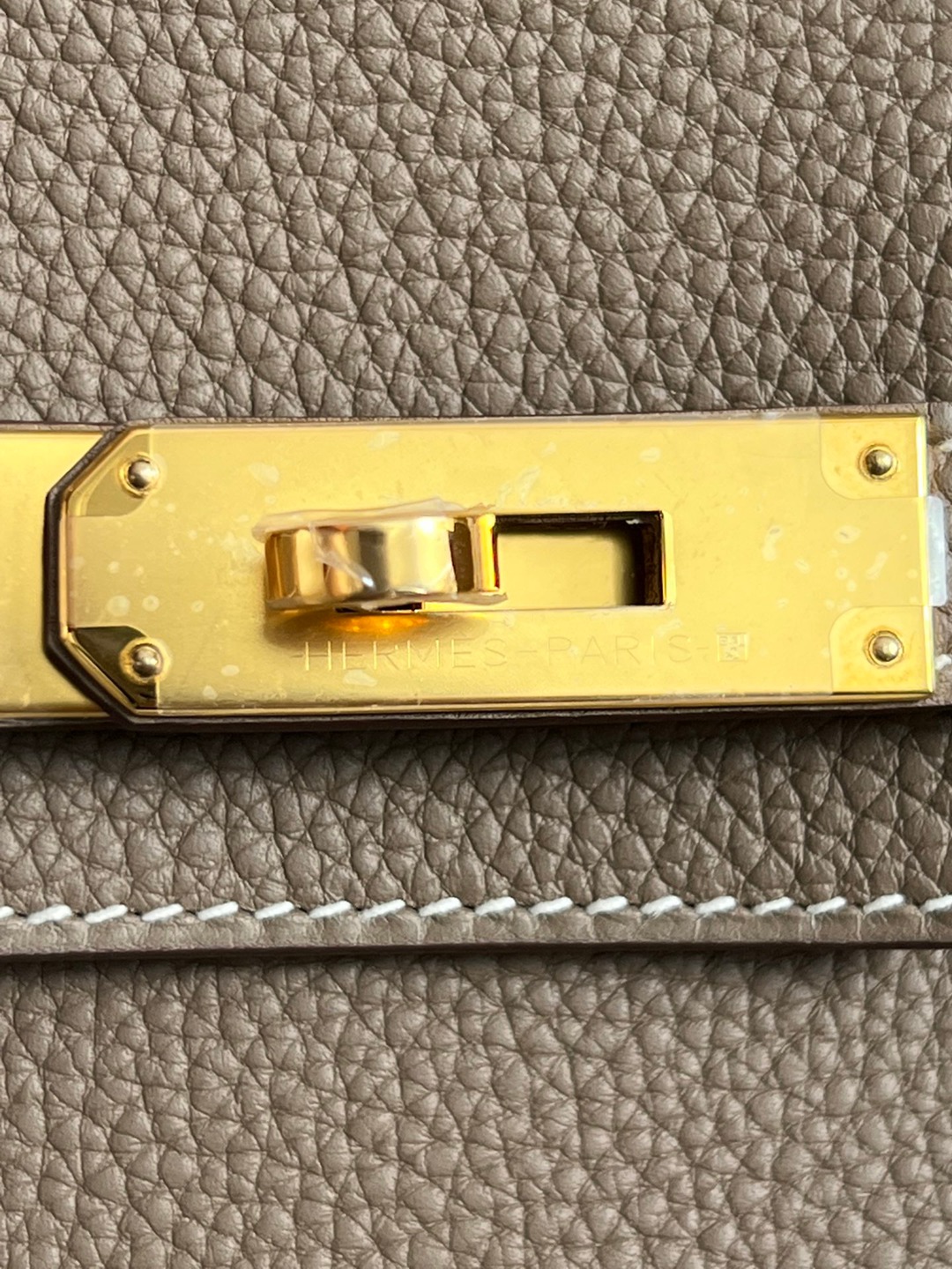 Birkin30 大象灰金扣_8