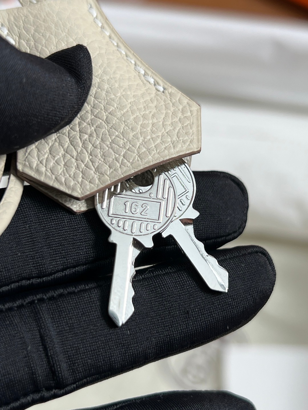 Birkin25 奶昔白銀扣_14