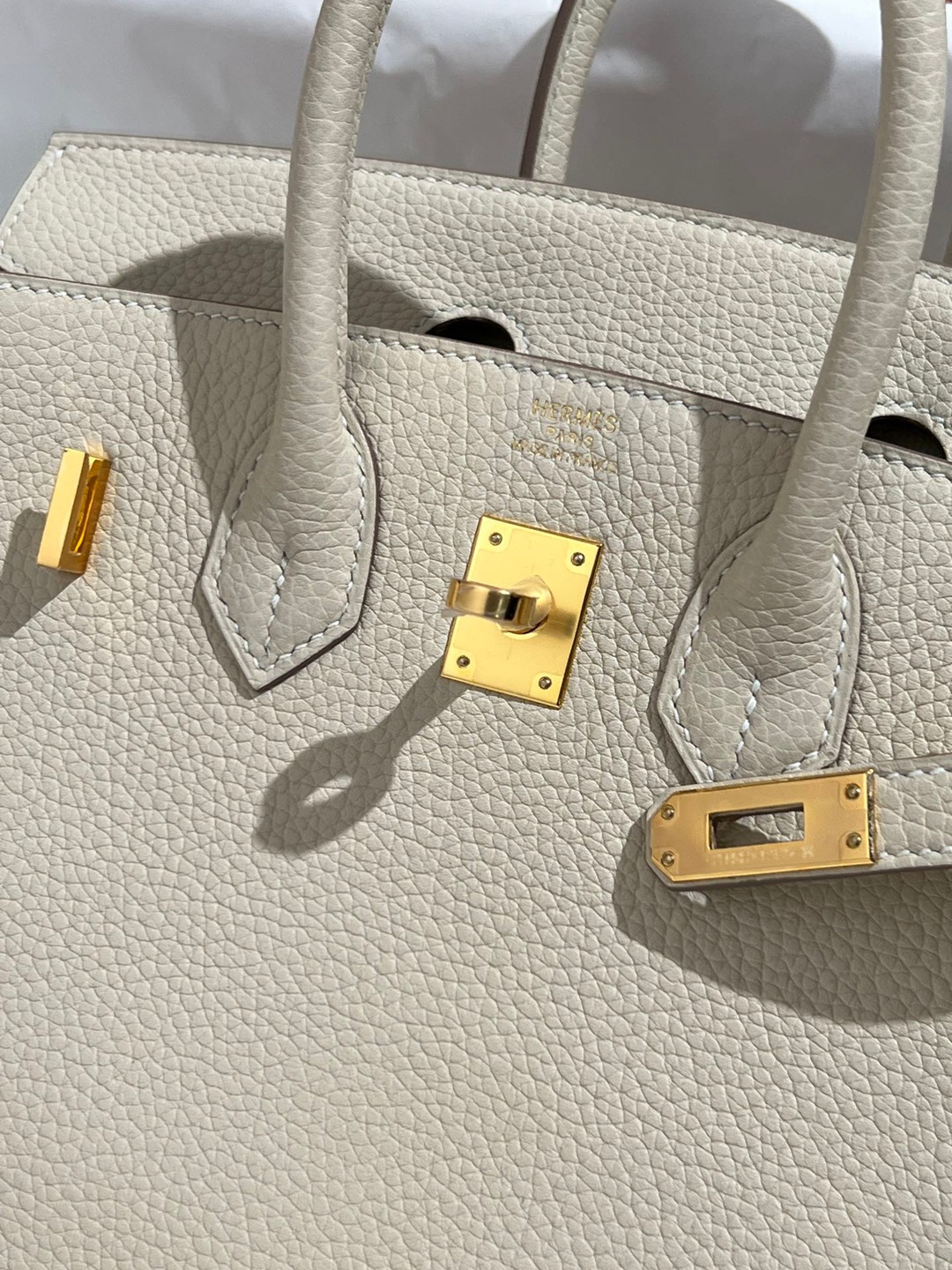 Birkin25 奶昔白金扣_19