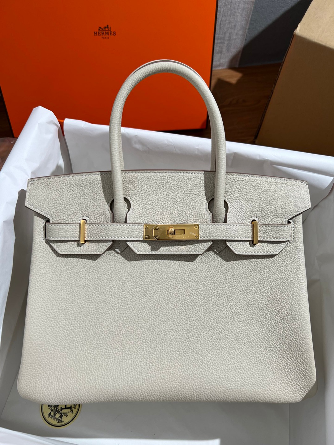Birkin30 奶昔白金扣_2