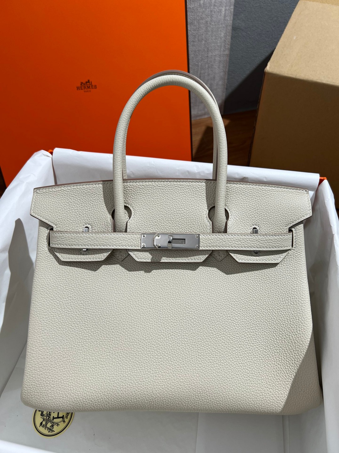 Birkin30 奶昔白銀扣_2