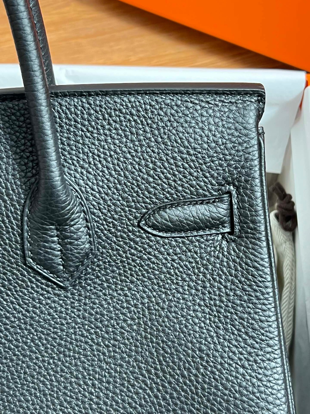 Birkin30 黑色金扣_5