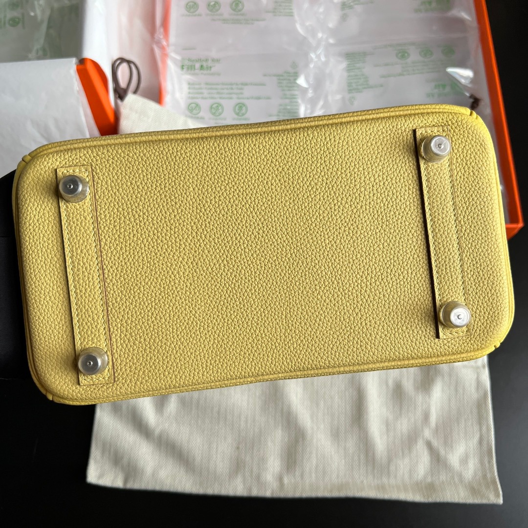 Birkin25積雨雲灰金扣_3