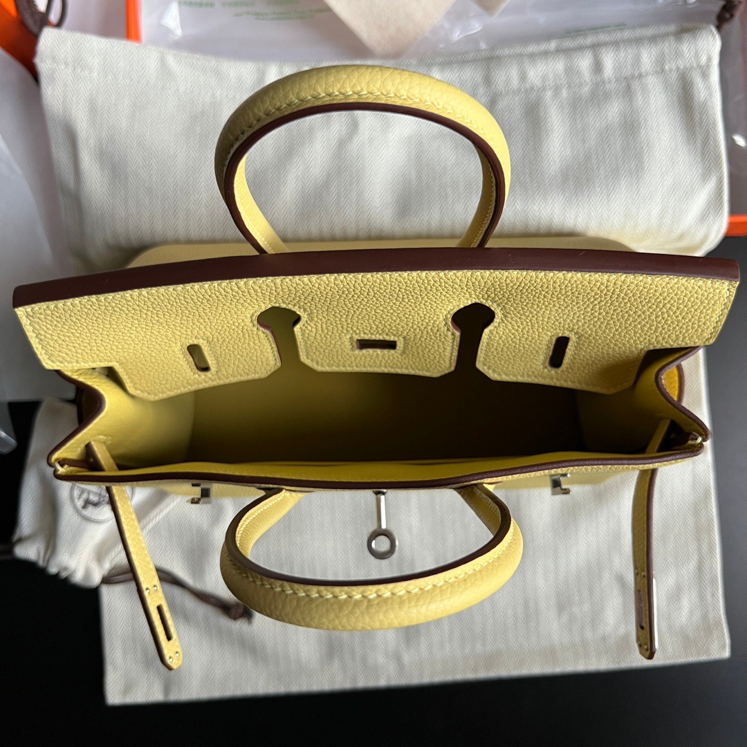 Birkin25積雨雲灰金扣_4