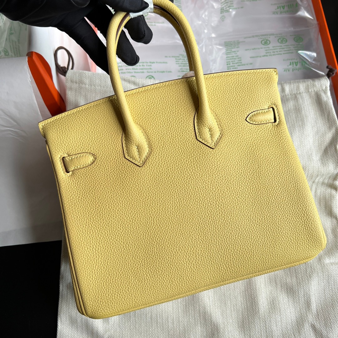 Birkin25積雨雲灰金扣_8