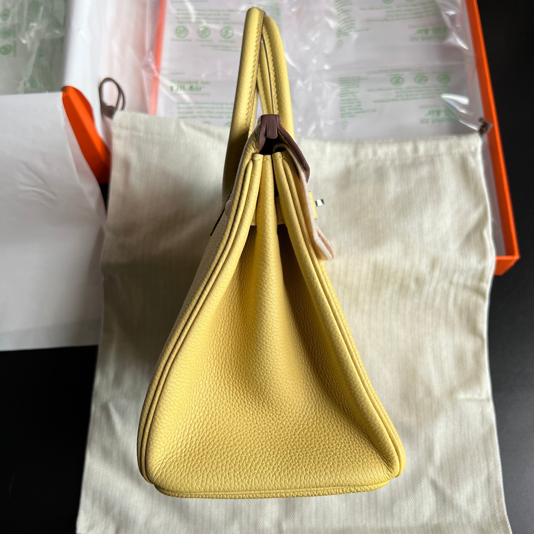 Birkin25積雨雲灰金扣_9