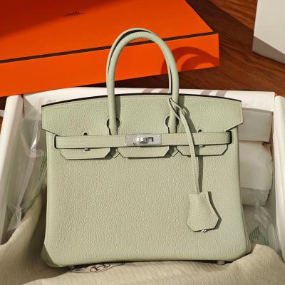 Birkin25 水晶灰銀扣 Togo皮