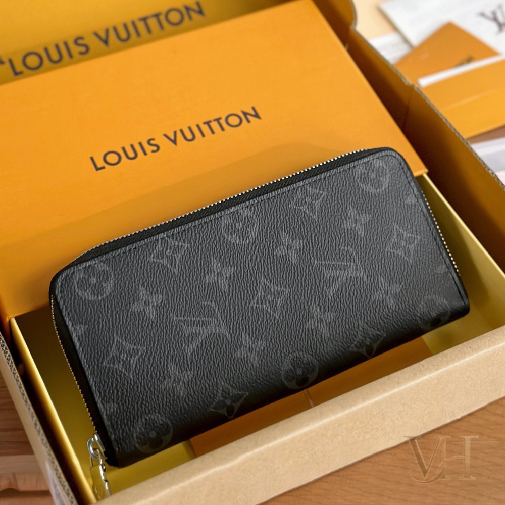 M62295 黑花 Zippy 拉鏈豎款錢夾_1