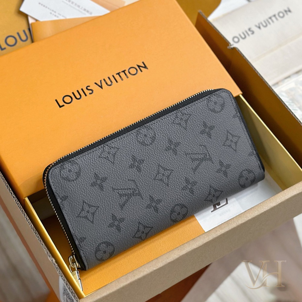 N63095 灰花 Zippy 拉鏈豎款錢夾_1